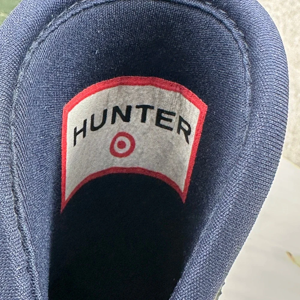 Hunter x Target Men Size 12 Green Rubber Ankle Rain Boots Gorpcore Utility